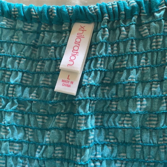 Light blue spaghetti strap Xhilaration dress in large - Picture 4 of 8